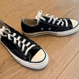 New Converse All Stars Black Low Top
